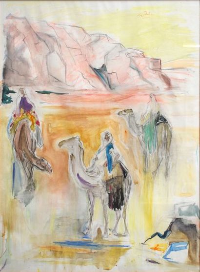 Janie Michels Israël, les bédouins
1995
Dim. : 98,5 x 73 cm