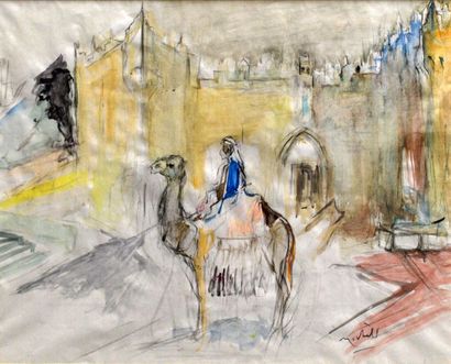 Janie Michels Israël, dromadaire
1990
Dim. : 47 x 60 cm