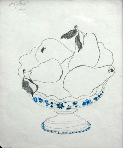 Janie Michels Les poires
1960
Dessin
Dim. : 26 x 20 cm