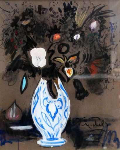 Janie Michels Bouquet à la tête de loup
1978
Dim. : 51,5 x 40,5 cm