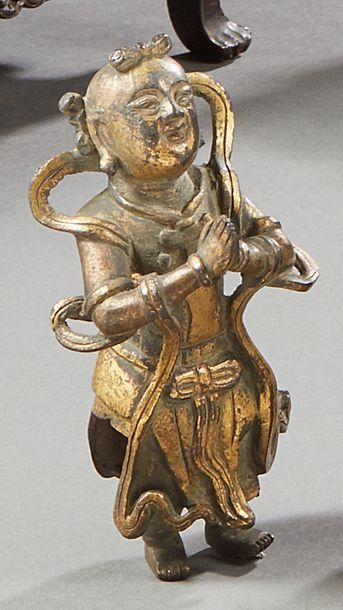 null CHINE - Epoque MING (1368-1644)


Statuette de dignitaire en bronze à patine...