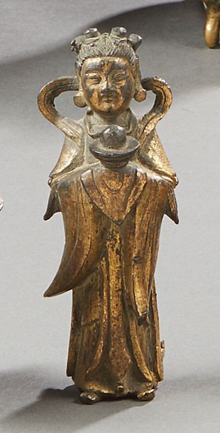 null CHINE - Epoque MING (1368-1644)


Statuette de Shancai en bronze partiellement...