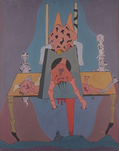 JORGE CAMACHO (1911-2011) 
El banquete del limon, 1978
Huile sur toile, titrée au...