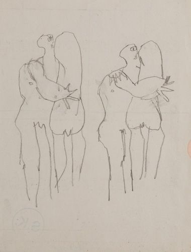 Slavko KOPAC (1913-1995) 
Ensemble de 16 dessins des Années 40, certains sont signés,...