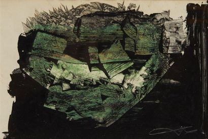 Adrien DAX (1913-1979) 
Au Matin
Impression en relief
Signée en bas à droite 11,5...