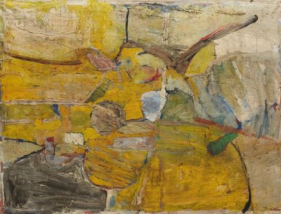ULF TROITZIG (né en 1925) 
Composition abstraite
Huile sur toile
Signée et datée...
