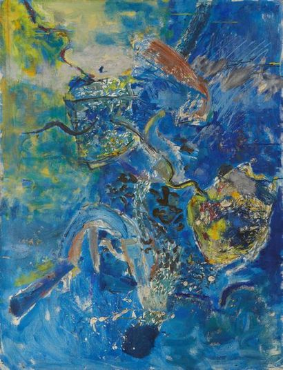 ULF TROITZIG (né en 1925) 
Composition abstraite
Huile sur toile
Non signé
120 x...