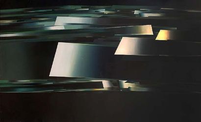 JAE-GIL WOO (né en 1942) 
Composition abstraite
Acrylique sur toile
Signée en haut...