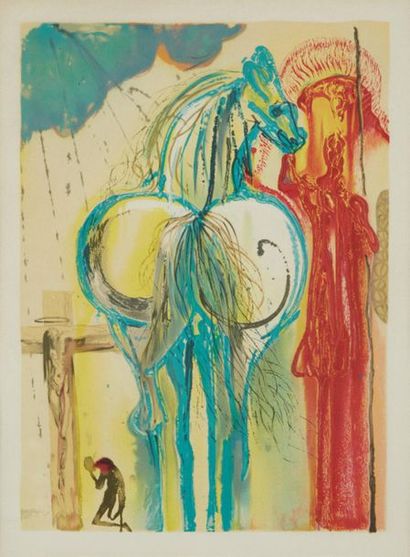 Salvador DALI (1904-1989), d'après 
Suite of 6 interpretive lithographs and colour...