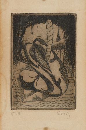 HENRI GOETZ (1909-1989), d'après 
Suite de deux gravures sur papier
Signées en bas...