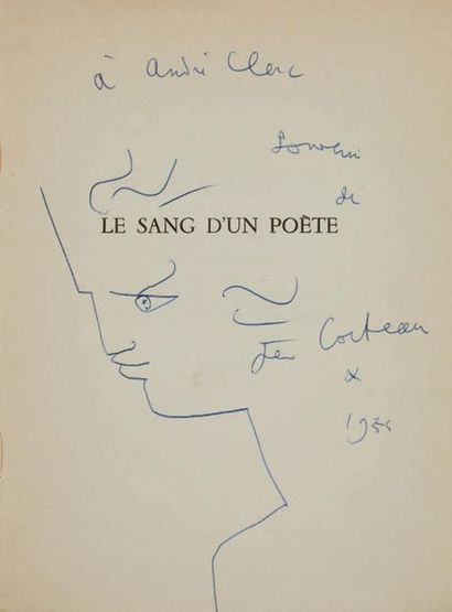 COCTEAU, Jean. LE SANG D'UN POÈTE, FILM.
Paris, Éditions Robert Marin, 1948.
1 vol....