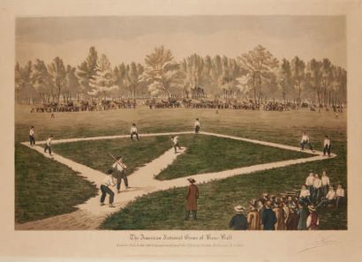 VARIN (RAOUL). [NEW-JERSEY]. [BASE BALL]. THE AMERICAN NATIONAL GAME OF BASE BALL....