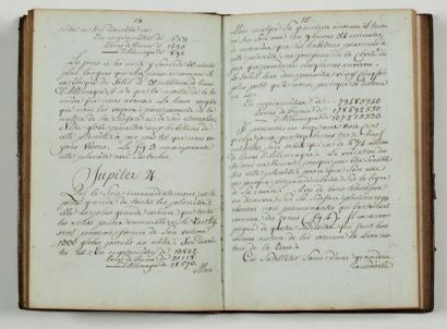 null [GNOMONIQUE]. La gnomonique à l'usage de J.F. Péchin.
En français, manuscrit...