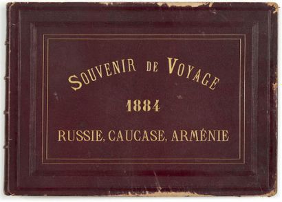 null PHOTOGRAPHIES - VOYAGE "Souvenir de voyage 1884 RUSSIE, CAUCASE, ARMENIE"
Album...