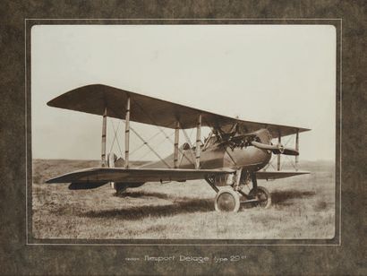 null AVIATION Photographie encadrée avion Nieuport Delage 29 C1
34 x 48,5 cm (à ...