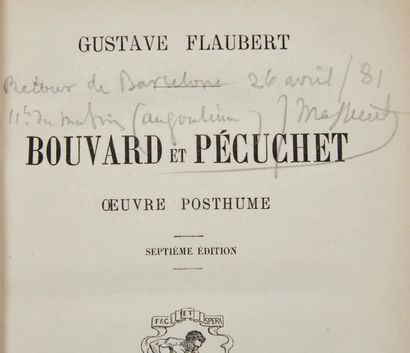 FLAUBERT, Gustave. BOUVARD ET PÉCUCHET. OEUVRE POSTHUME. SEPTIÈME ÉDITION. Paris,...
