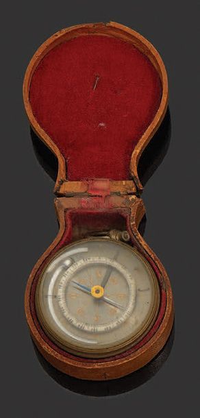 null Metal pocket barometer compass.
Diameter: 5 cm.
In a case