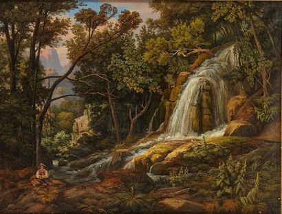 SAINT ELME DE CHAMP (VERS 1800 - VERS 1850) 
Jeune homme dans une forêt brésilienne
Sur...