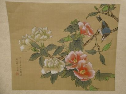 null CHINE



Suite de deux peintures sur tissu représentant des fleurs et des papillons....
