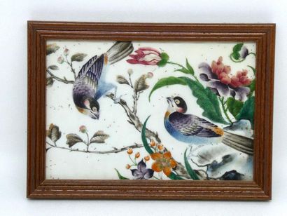 null CHINA



Pair of paintings on paper representing ducks and birds. Size : 13...