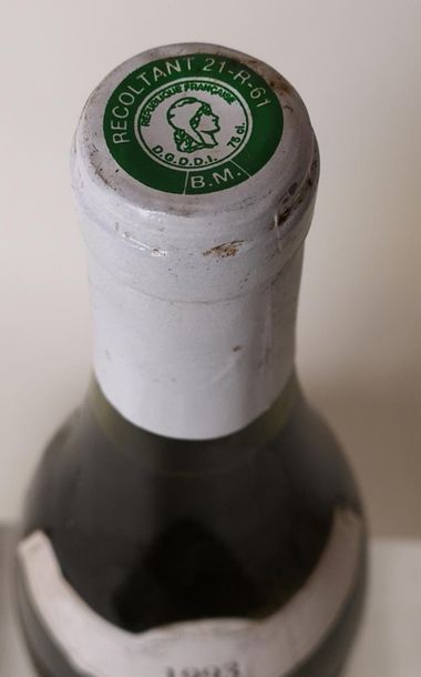 null 2 bouteilles MEURSAULT - J. F. Coche-Dury 2000

Une étiquette insolée