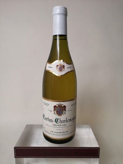 null 1 bouteille CORTON CHARLEMAGNE Grand cru - J. F. Coche-Dury 2001

Etiquette...