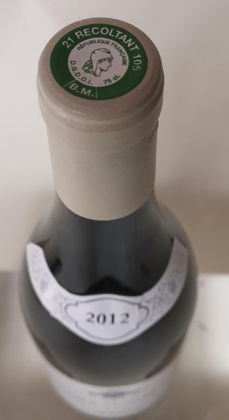 null 1 bouteille CHEVALIER MONTRACHET Grand cru - Domaine RAMONET 2012

