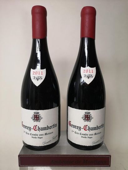 null 2 bouteilles GEVREY CHAMBERTIN 1er cru "La Combe aux Moines" J.C. FOURRIER ...