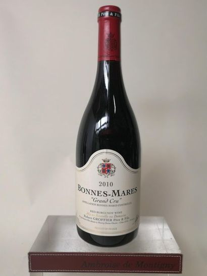 null 1 bouteille BONNES MARES Grand cru - Robert GROFFIER 2010

