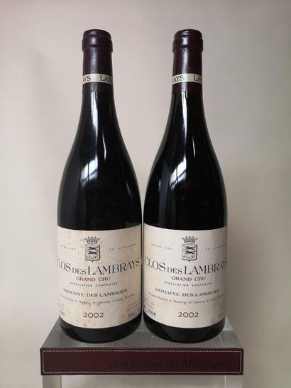 null 2 bouteilles CLOS DES LAMBRAYS Grand cru - Domaine des Lambrays 2002

Etiquettes...
