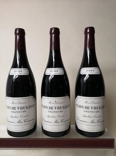 null 3 bouteilles CLOS de VOUGEOT Grand cru - Méo-Camuzet 2002

1 étiquette légèrement...