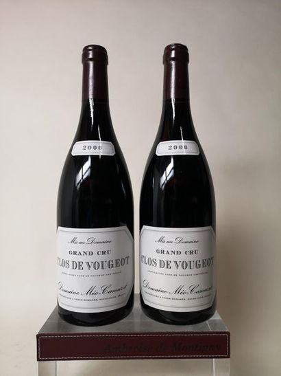 null 2 bouteilles CLOS de VOUGEOT Grand cru - Méo-Camuzet 2006

