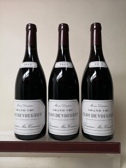 null 3 bouteilles CLOS de VOUGEOT Grand cru - Méo-Camuzet 2012

1 étiquette légèrement...