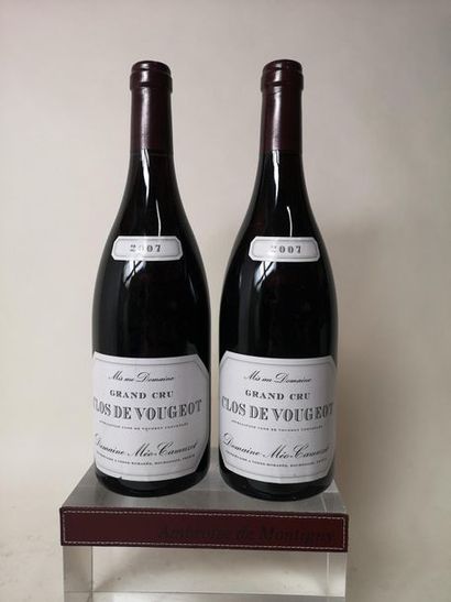 null 2 bouteilles ECHEZEAUX Grand cru "Les Rouges du Bas" - Méo-Camuzet 2007

