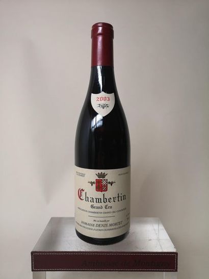 null 1 bouteille CHAMBERTIN Grand cru - D. Mortet 2003

