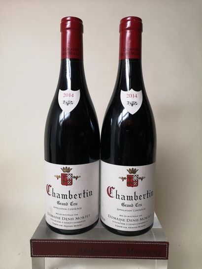 null 2 bouteilles CHAMBERTIN Grand cru - D. Mortet 2014

Etiquettes très légèrement...