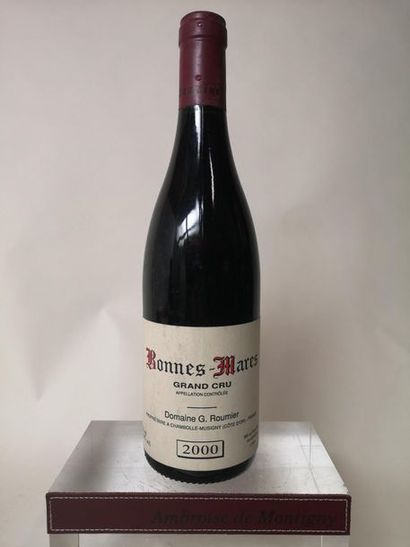 null 1 bouteille BONNES MARES Grand cru - G. Roumier 2000

Etiquette très légèrement...