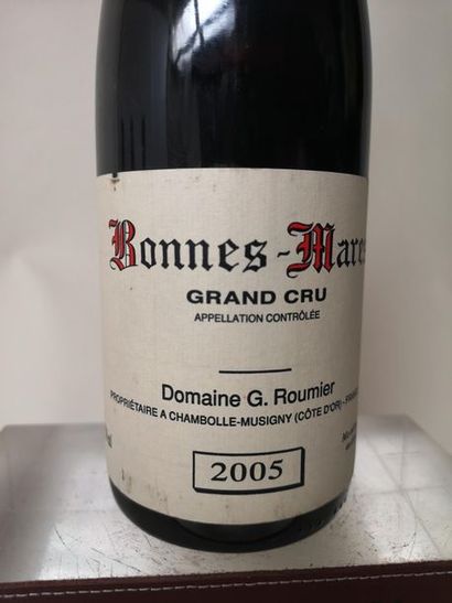 null 1 bouteille BONNES MARES Grand cru - G. Roumier 2005

Etiquette très légèrement...