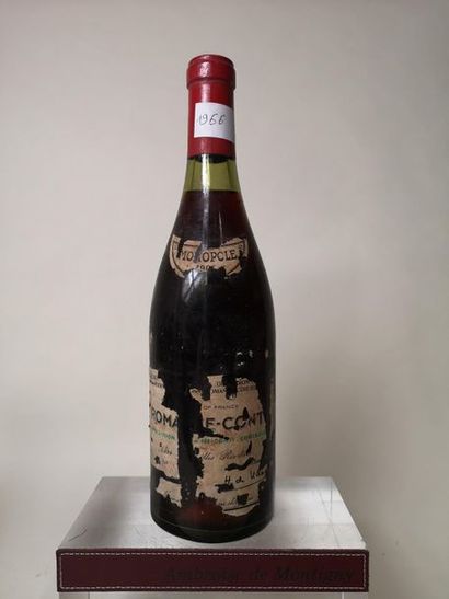null 1 bouteille LA ROMANEE CONTI Grand cru - Domaine de La ROMANEE CONTI 1966

Etiquette...