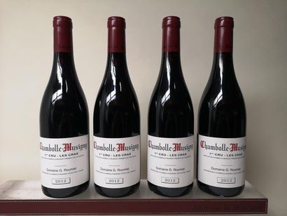 null 4 bouteilles CHAMBOLLE MUSIGNY 1er cru "Les Cras" - G. Roumier 2012

