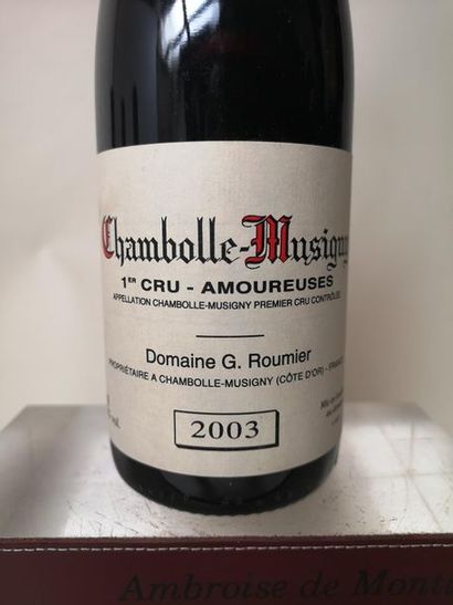 null 1 bouteille CHAMBOLLE MUSIGNY 1er cru "Les Amoureuses" - G. Roumier 2003

