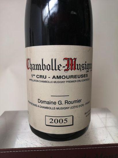 null 1 bouteille CHAMBOLLE MUSIGNY 1er cru "Les Amoureuses" - G. Roumier 2005

Etiquette...