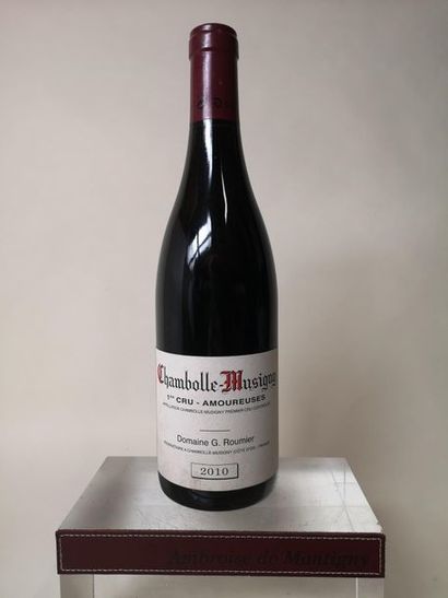 null 1 bouteille CHAMBOLLE MUSIGNY 1er cru "Les Amoureuses" - G. Roumier 2010

Etiquette...