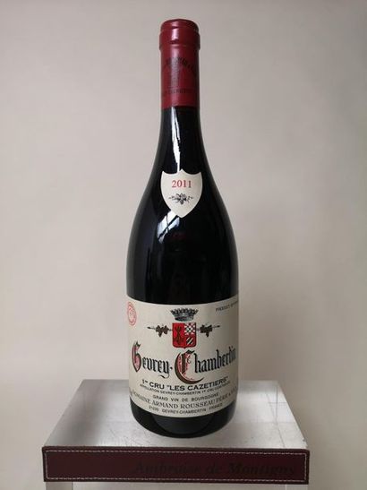 null 1 bouteille GEVREY CHAMBERTIN 1er cru Cazetiers - A. Rousseau 2011

