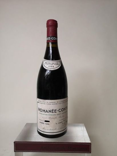 null 1 bouteille LA ROMANEE CONTI Grand cru - Domaine de La ROMANEE CONTI 1989

Etiquette...