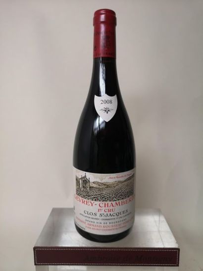 null 1 bouteille GEVREY CHAMBERTIN 1er cru "Clos St Jacques" - A. Rousseau 2008
...