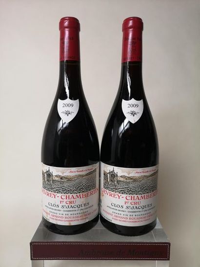 null 2 bouteilles GEVREY CHAMBERTIN 1er cru "Clos St Jacques" - A. Rousseau 2009

Etiquettes...