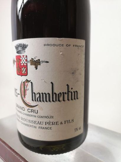 null 1 bouteille CHARMES CHAMBERTIN Grand cru - A. Rousseau 1993

Etiquette très...
