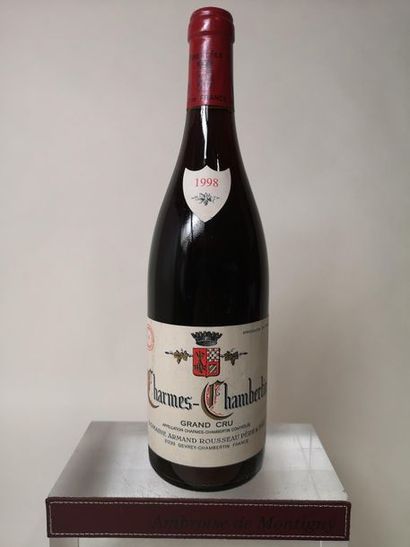 null 1 bouteille CHARMES CHAMBERTIN Grand cru - A. Rousseau 1998

Etiquette très...
