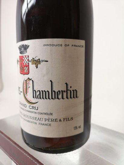 null 1 bouteille CHARMES CHAMBERTIN Grand cru - A. Rousseau 1998

Etiquette très...